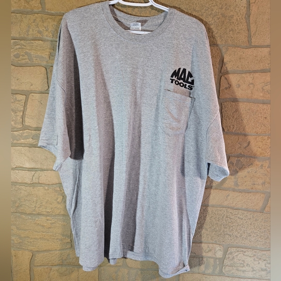 MAC TOOLS Short Sleeve Ash Gray Tee Shirt Men's Size 3XL - Picture 3 of 6